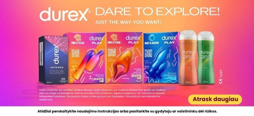 Gegužė yra masturbacijos mėnuo, atrask Durex produktus | Lovesexshop.lt sex shop