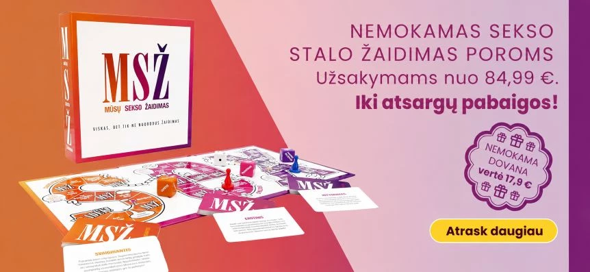 Dovana - MSŽ: Mūsų sekso žaidimas | Lovesexshop.lt sex shop