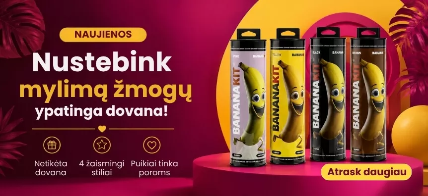 Dovana su staigmena - Bananakit - Lovesexshop.lt sex shop