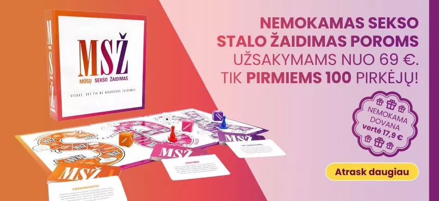 Dovana - MSŽ: Mūsų sekso žaidimas | Lovesexshop.lt sex shop
