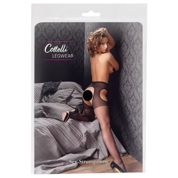 Cottelli - Seksualios kojinės - juodos
