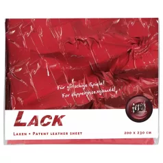 Lakklepedis - lovos užtiesalas - 200x230 cm - raudonas