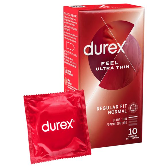 Durex Feel Ultra Thin - itin ploni prezervatyvai (10 vnt)