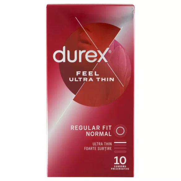 Durex - prezervatyvai - itin ploni, natūralūs - 10 vnt.