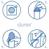 Durex Feel Thin - natūralaus pojūčio prezervatyvai (3 vnt.)
