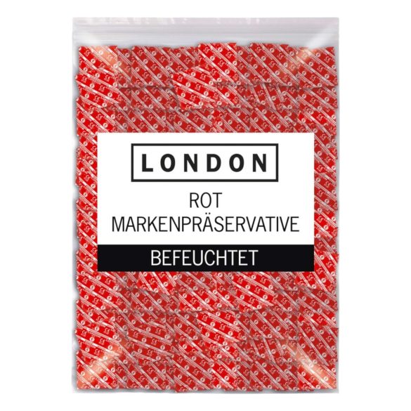 London - braškių prezervatyvai (1000 vnt.)