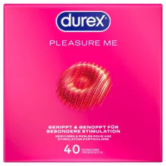 Durex - Pleasure Me prezervatyvai (40 vnt.)
