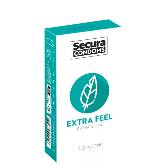 Secura - ploni prezervatyvai - lateksiniai - 12 vnt