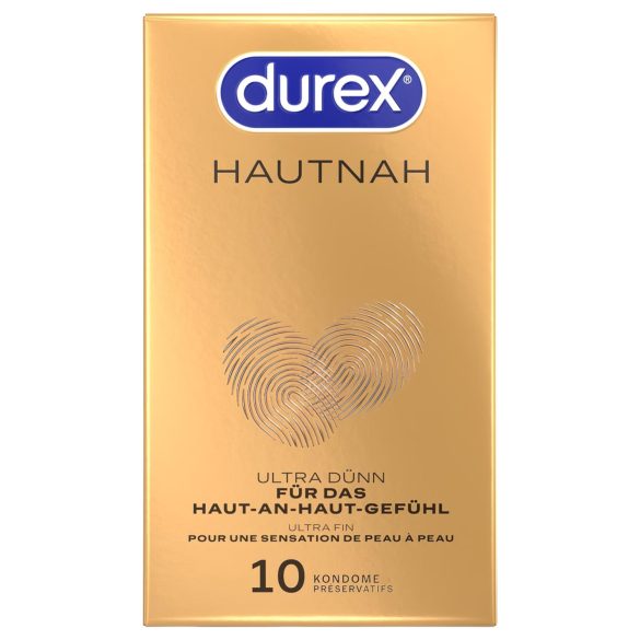 Durex Hautnah - ypač plona prezervatyvai - 10 vnt