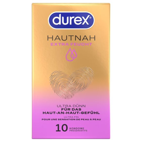 Durex Hautnah - prezervatyvai - papildomai lubrikuoti - 10 vnt
