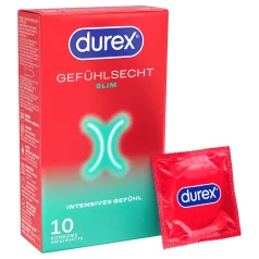 Durex - plonas prezervatyvas (10 vnt.)