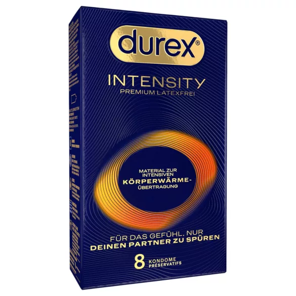 Durex Intensity - ploni latekso neturintys prezervatyvai - 8 vnt