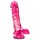B Yours – Dildo su sėklidėmis, 20 cm (rožinis)