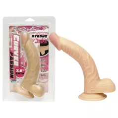 NMC - lenktas dildo - natūralios spalvos - 19 cm