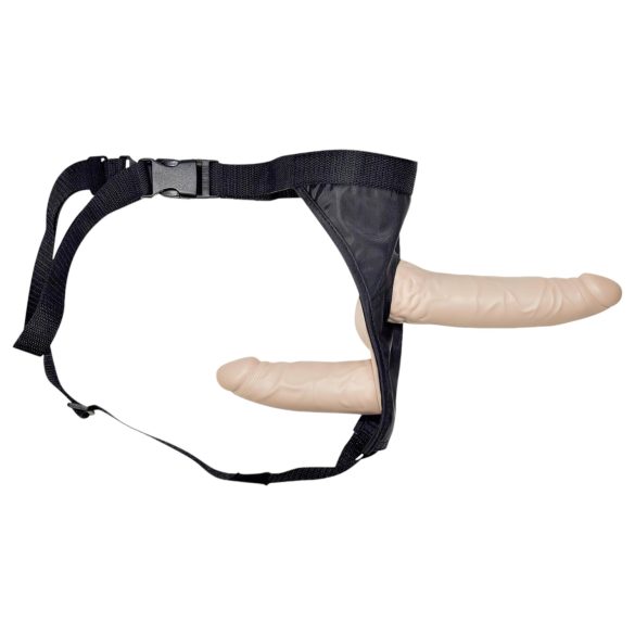 You2Toys - dvigubas dirželis dildo