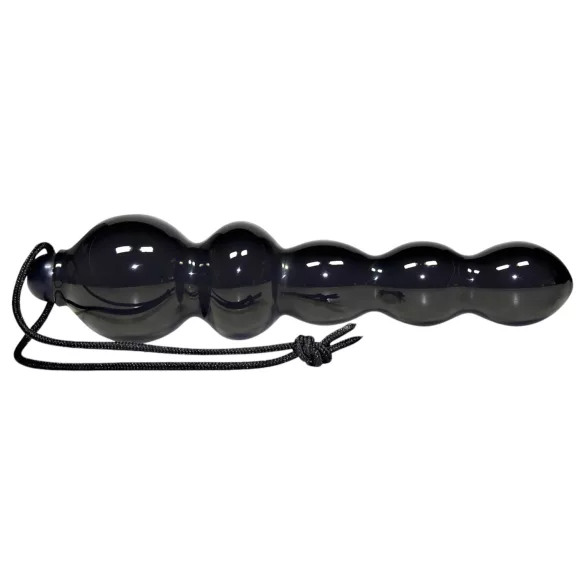 You2Toys Black Jack - analinis karoliukų dildo - juodas