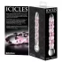 Icicles No. 7 - stiklinis analinis dildo su burbuliukais