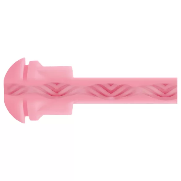 Fleshlight - masturbatorius - vaginalinė įdėklė - rožinė, sūkurinė