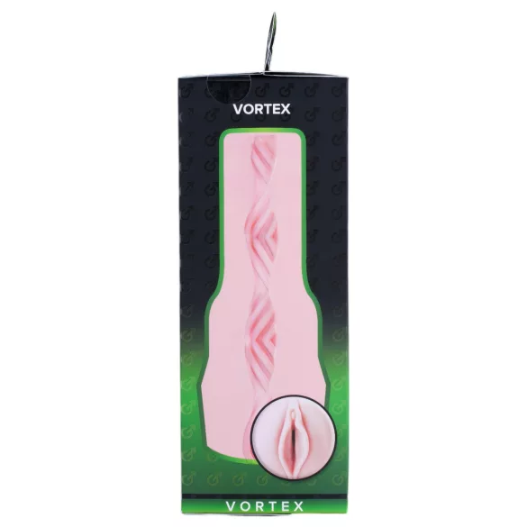 Fleshlight - masturbatorius - vaginalinė įdėklė - rožinė, sūkurinė