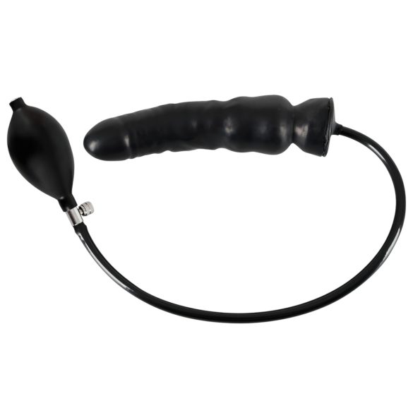 LATEX - pripučiamas vibratorius (juodas)