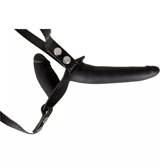 You2Toys - prisegamas silikoninis dildo rinkinys - juodas