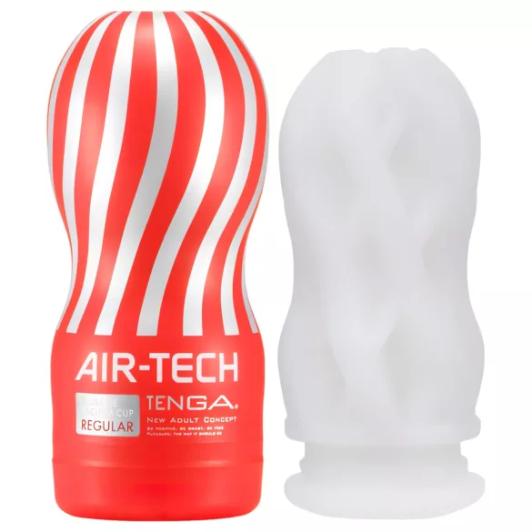 TENGA Air Tech Regular - masturbatorius vyrams - baltas