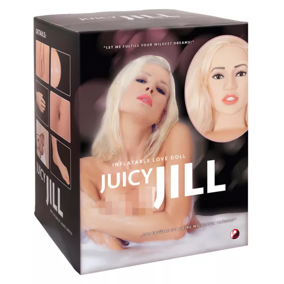 You2Toys Juicy Jill - pripučiama tikro dydžio guminių lėlių moteris