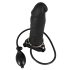 You2Toys - Pripučiama Strapon - tuščiaviduris silikoninis dildo (juodas)