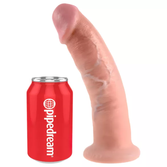 King Cock - realistiškas dildo su siurbtuku - 23 cm - kūno spalvos
