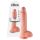 Karališkas gaidys 10 rutulinių didelis dildo (25 cm) - natūralus