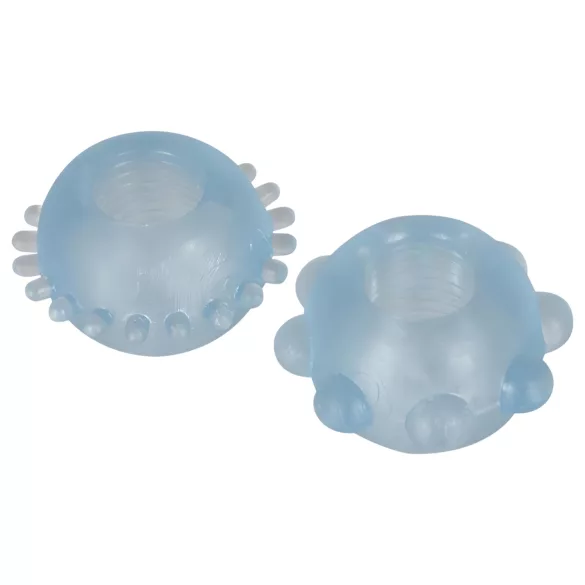 You2Toys - penio žiedų rinkinys - permatomas mėlynas