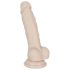 You2Toys - silikoninis dildo su siurbtuku - vidutinis - kūno spalvos