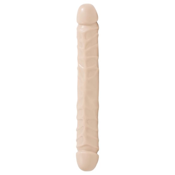 Doc Johnson - dvigubas dildo - natūralios spalvos - 30,5 cm