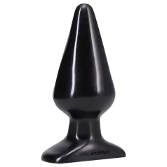   Doc Johnson juodas analinis kaištis - klasikinis, didelis - (14,5 cm)
