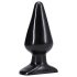 Doc Johnson juodas analinis kaištis - klasikinis, didelis - (14,5cm)