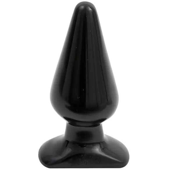 Doc Johnson - analinis kaištis - didelis, klasikinis - juodas, 14,5 cm