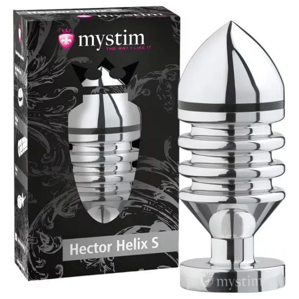 mystim Hector Helix - elektrostimuliacijos analinis kaištis - mažas