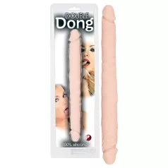   You2Toys - Double Dong - 100 % silikoninis dildo (natūralios spalvos)