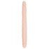 You2Toys - dvigubas dildo - silikoninis - kūno spalvos