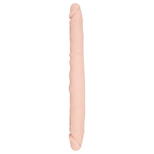 You2Toys - dvigubas dildo - silikoninis - kūno spalvos