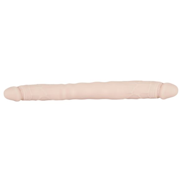 You2Toys - dvigubas dildo - silikoninis - kūno spalvos
