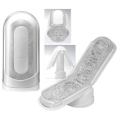 TENGA Flip Zero - masturbatorius vyrams - baltas