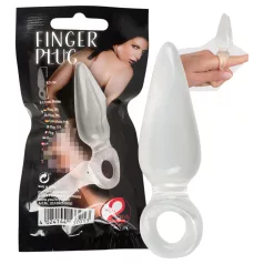   You2Toys - Finger Plug - pirštų analinis kaištis (skaidrus)