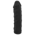 You2Toys - silikoninis strap-on diržas - juodas dildo