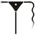 You2Toys - silikoninis strap-on diržas - juodas dildo