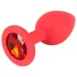 You2Toys - Colorful JOY - silikoninis analinis kaištis - mažas (raudonas)