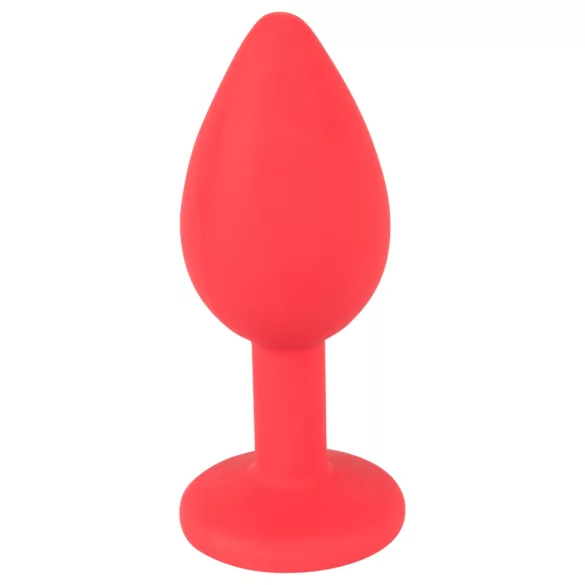 You2Toys - Colorful JOY - silikoninis analinis kaištis - mažas (raudonas)