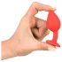 You2Toys - Colorful JOY - silikoninis analinis kaištis - mažas (raudonas)