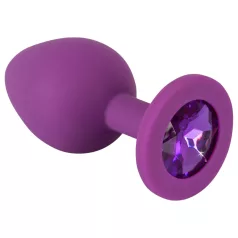   You2Toys - Colorful JOY - silikoninis analinis kaištis - vidutinis (violetinis)