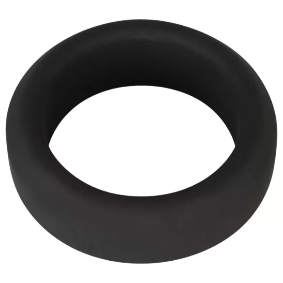 Black Velvets - penio žiedas storomis sienelėmis 3,2 cm - juodas